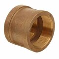 American Imaginations 0.75 in. Round Bronze Coupling in Modern Style AI-38409